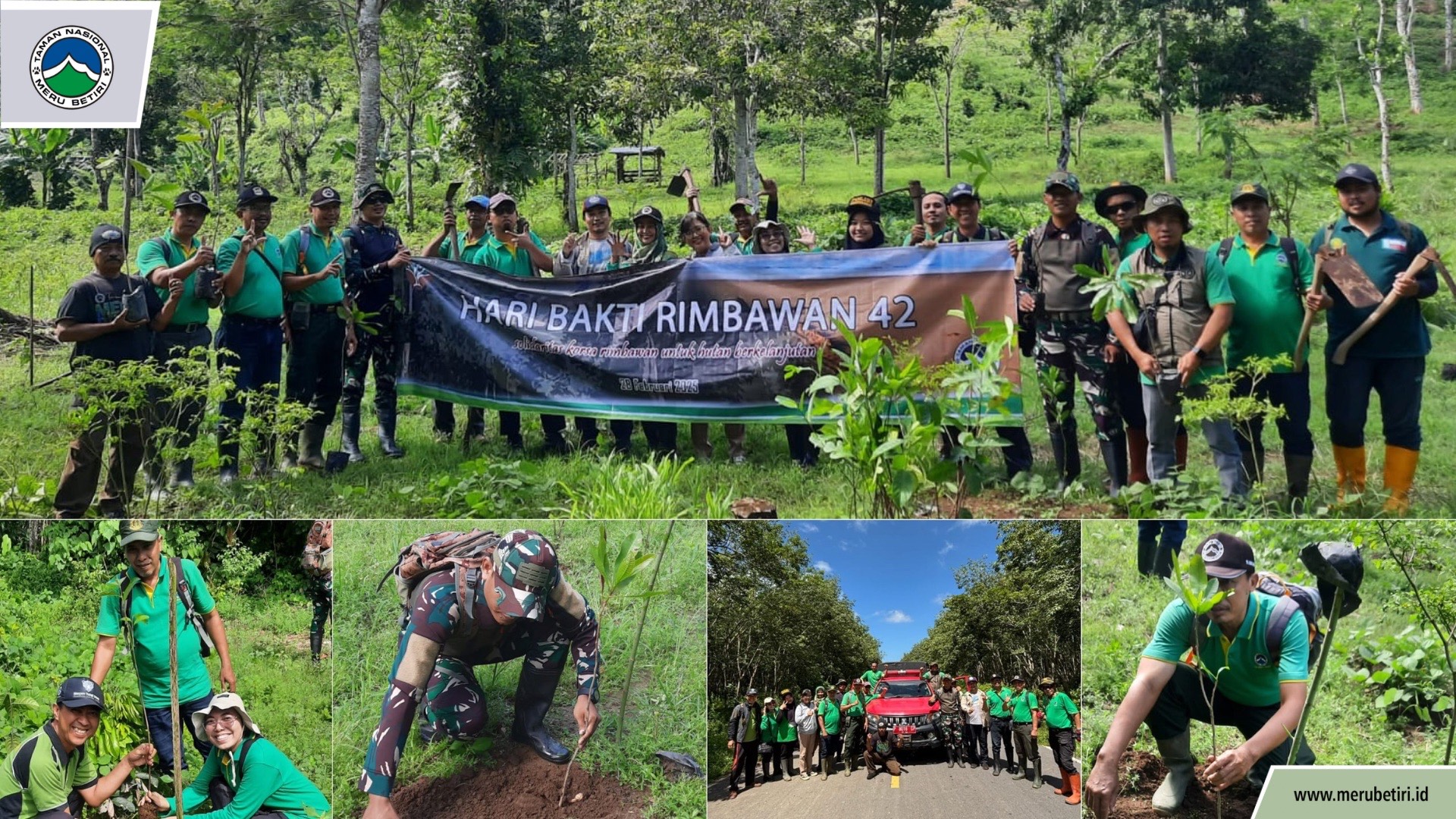 Road To Hari Bakti Rimbawan Balai Taman Nasional Meru Betiri