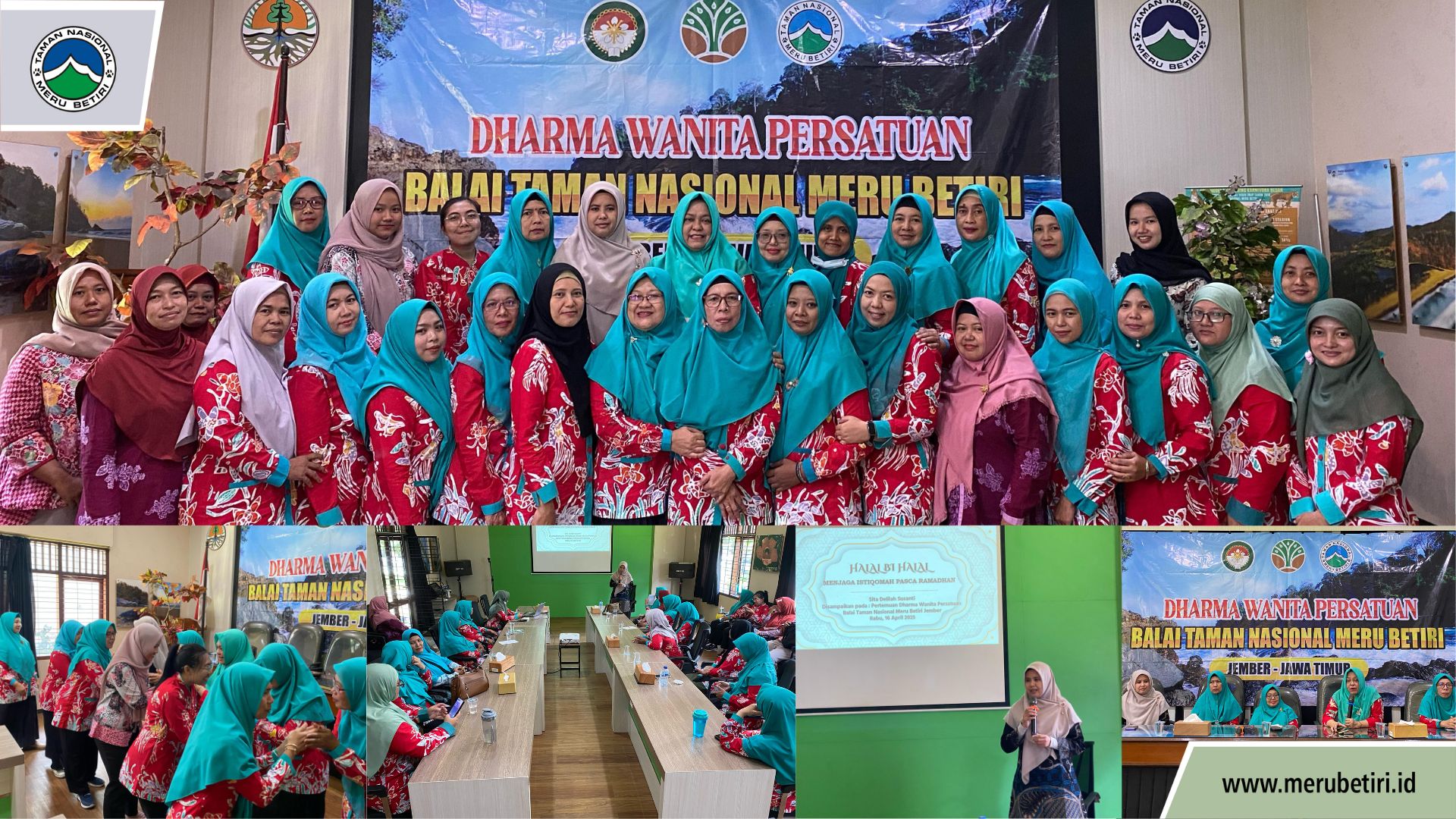 Darma Wanita Persatuan Balai Taman Nasional Meru Betiri Selenggarakan Halal Bihalal 