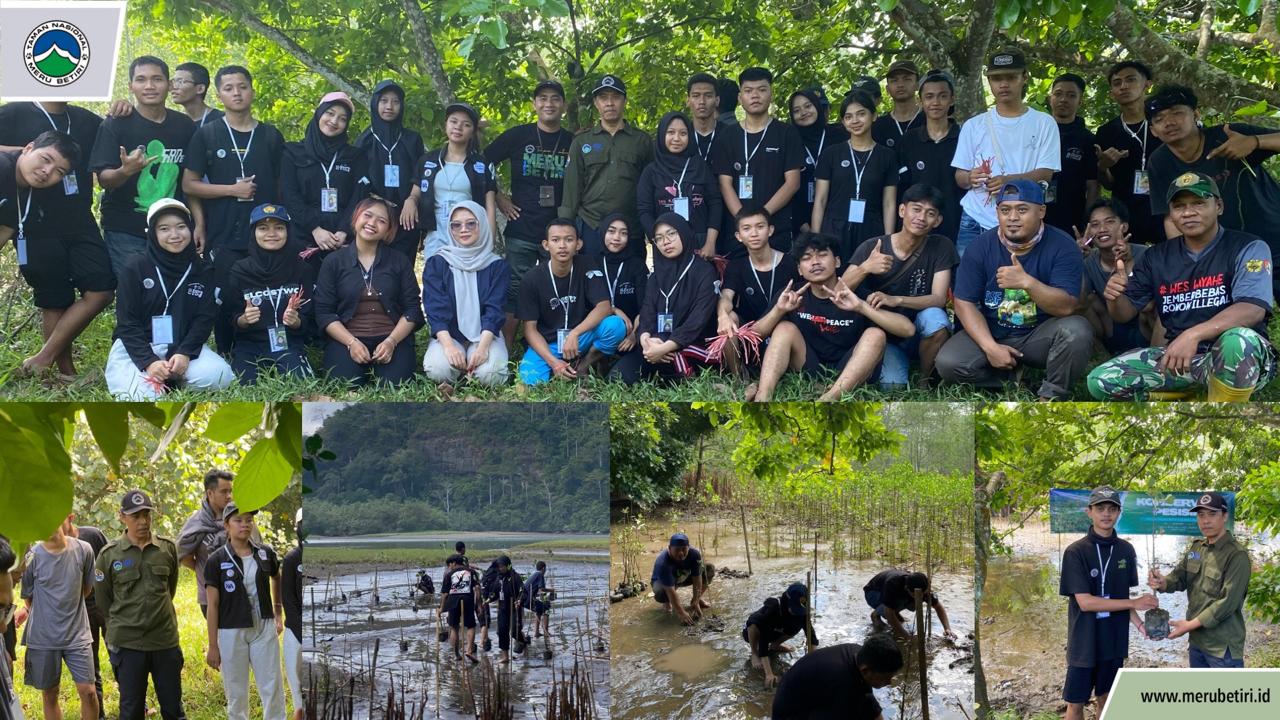 Aksi Inspiratif Komunitas NAVISFORTIS Tanam Mangrove dan Cleanup Pantai Bandealit