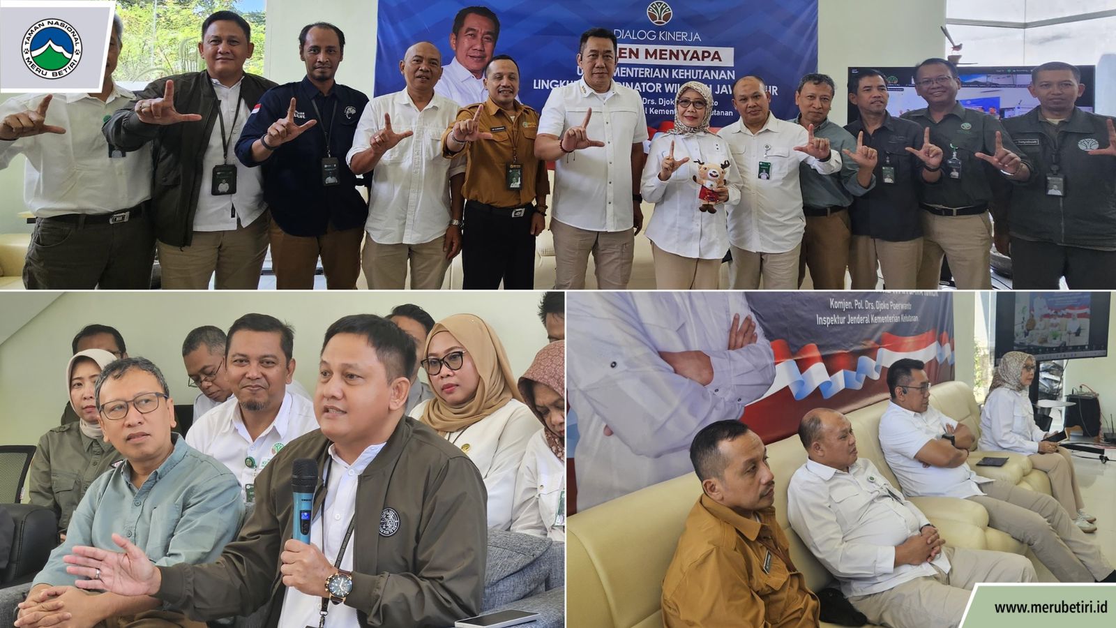 Kepala Balai TN Meru Betiri Hadiri Dialog Irjen Menyapa