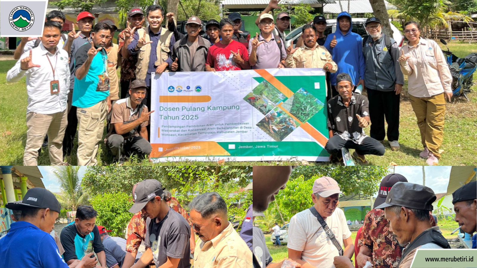 Dosen Pulang Kampung IPB Lakukan Pelatihan Pembibitan Aren untuk Petani di Desa Wonoasri, Jember