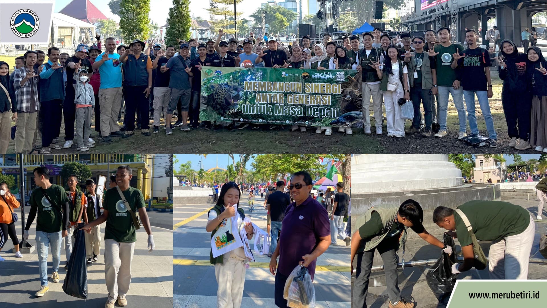 Libatkan Generasi Muda TNMB Aksi Car Free Day Campaign Road To HKAN 2025 di Alun - Alun Jember