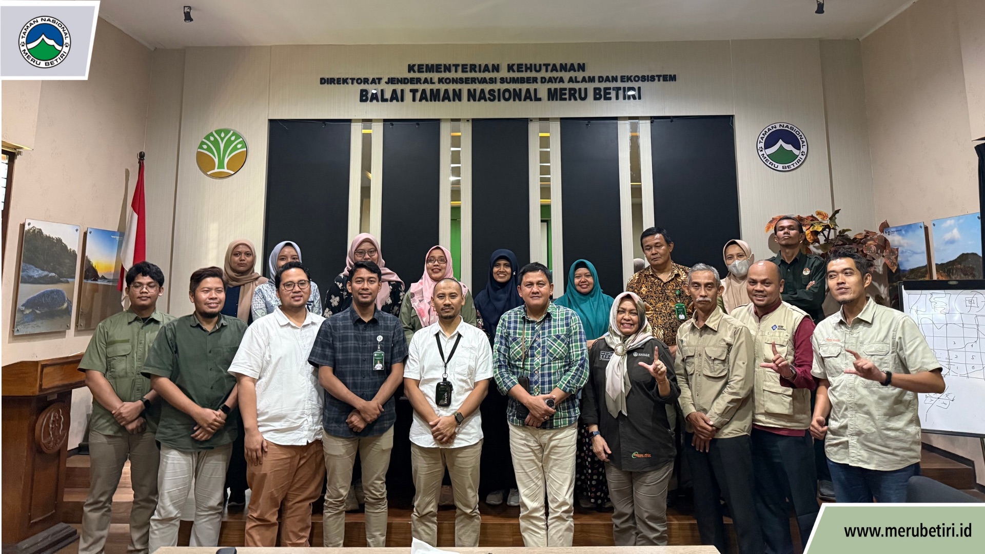 Tim Inspektorat Jenderal Kementerian Kehutanan Sampaikan Hasil Evaluasi di Balai TN Meru Betiri