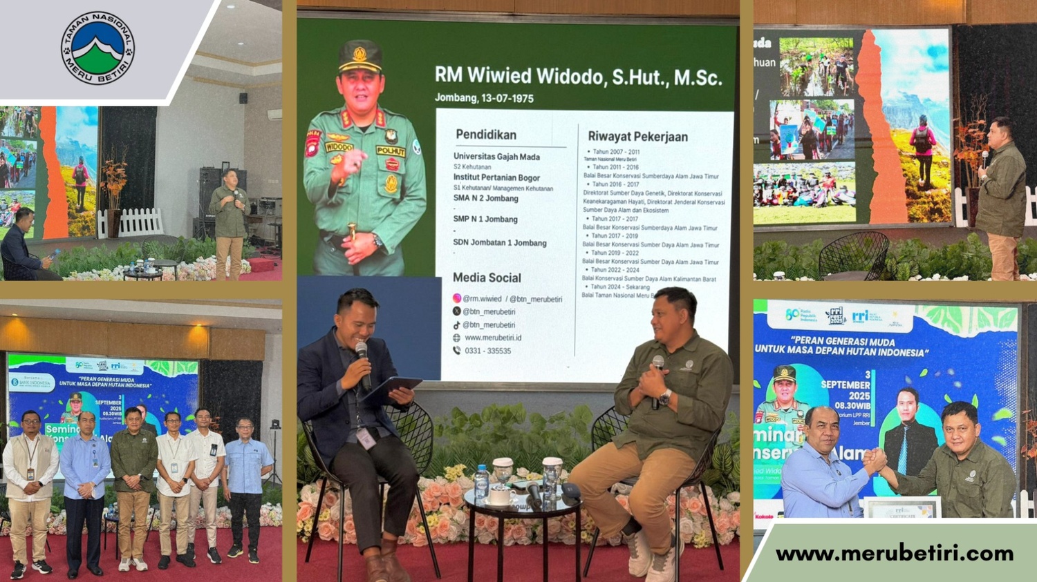 Kepala Balai Turut Menjadi Narasumber dalam Seminar Konservasi Alam bertema 